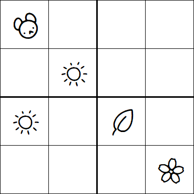Kids Sudoku 4x4 - Hard