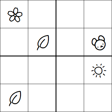 Kids Sudoku 4x4 - Difficile