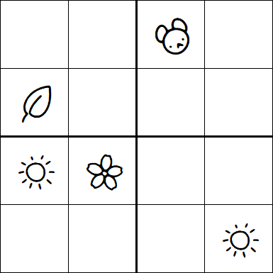 Kids Sudoku 4x4 - Hard