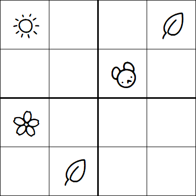 Kids Sudoku 4x4 - Hard
