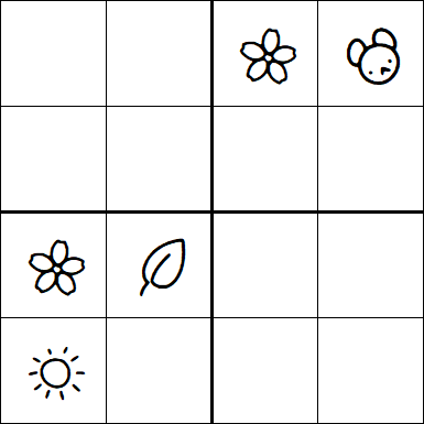 Kids Sudoku 4x4 - Hard