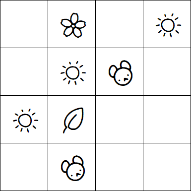 Kids Sudoku 4x4 - Hard