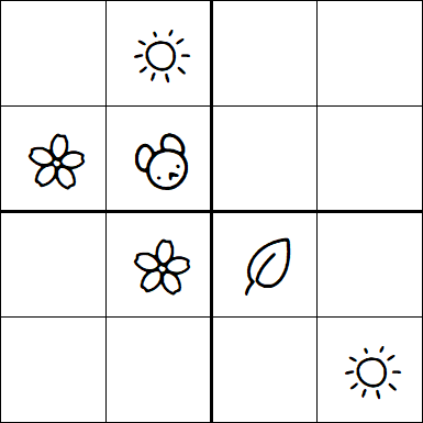 4x4 Sudoku for Kids - Easy Sudoku with Answerrs