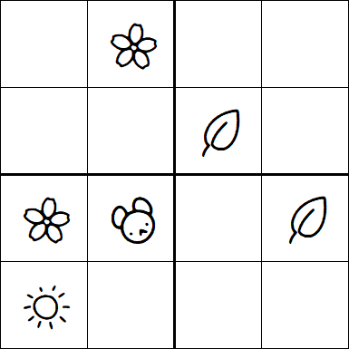 Kids Sudoku 4x4 - Medium