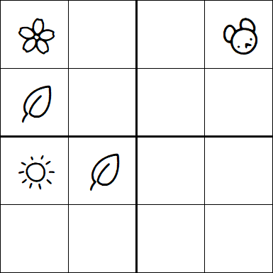 Kids Sudoku 4x4 - Medium