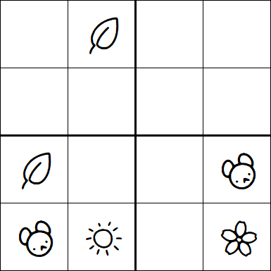 Kids Sudoku 4x4 - Medio