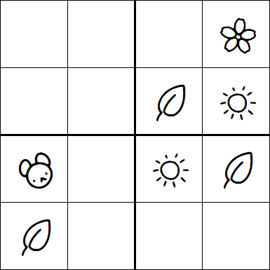 Kids Sudoku 4x4 - Medium