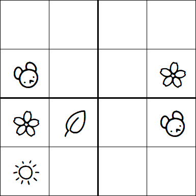 Kids Sudoku 4x4 - Medium