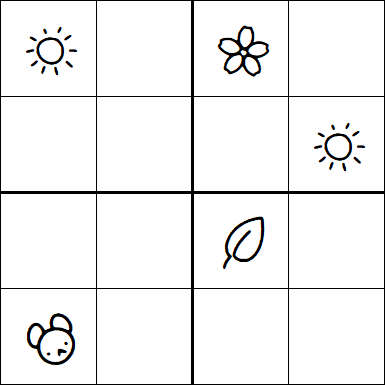 Kids Sudoku 4x4 - Medium