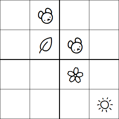 Kids Sudoku 4x4 - Medium