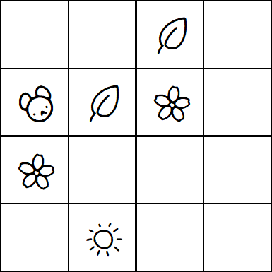 Kids Sudoku 4x4 - Medium