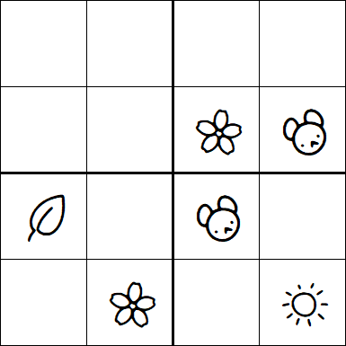 Kids Sudoku 4x4 - Medium