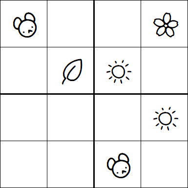 Kids Sudoku 4x4 - Medium