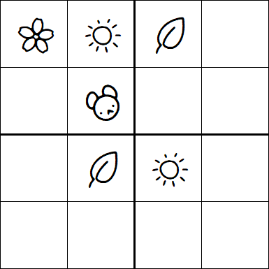 Kids Sudoku 4x4 - Medium