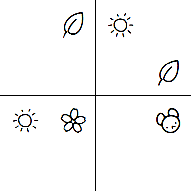 Kids Sudoku 4x4 - Medium