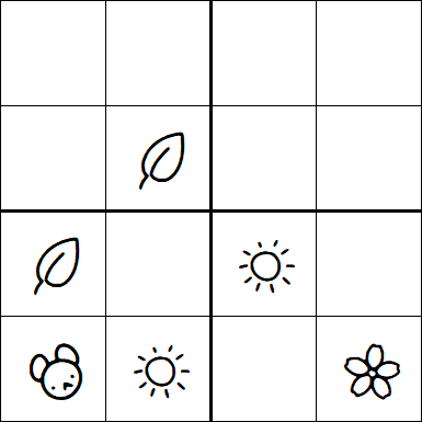 Kids Sudoku 4x4 - Medio