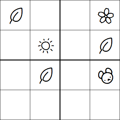 Kids Sudoku 4x4 - Medio