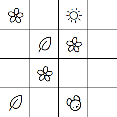 Kids Sudoku 4x4 - Medio