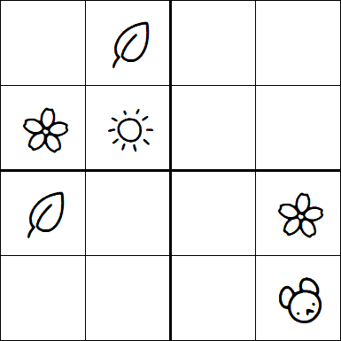 Kids Sudoku 4x4 - Medio