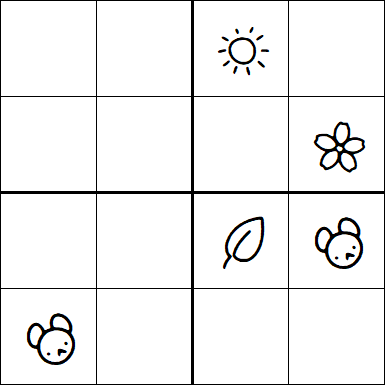 Kids Sudoku 4x4 - Moyen