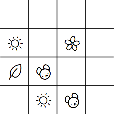 Kids Sudoku 4x4 - Moyen