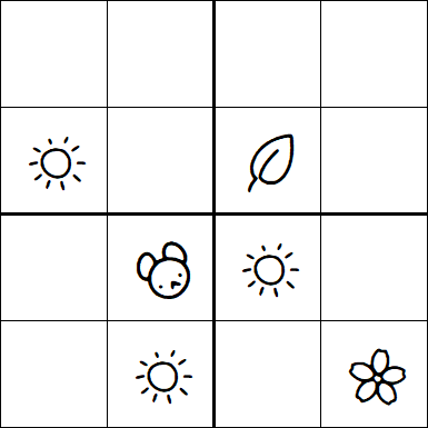 Kids Sudoku 4x4 - Moyen