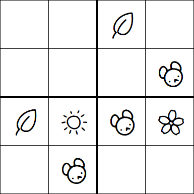 Kids Sudoku 4x4 - Moyen