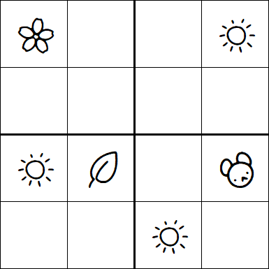 Kids Sudoku 4x4 - Moyen