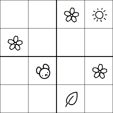 Kids Sudoku 4x4 - Medio