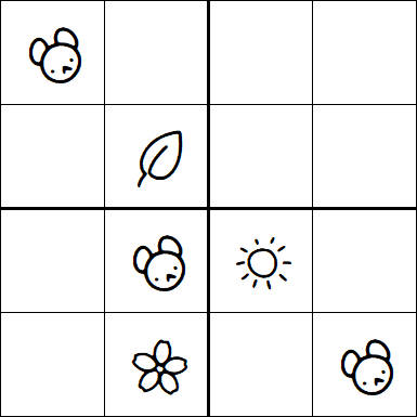 Kids Sudoku 4x4 - Medium