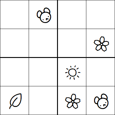 Kids Sudoku 4x4 - Medio