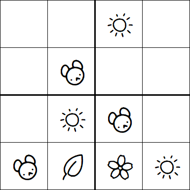 Kids Sudoku 4x4 - Medio