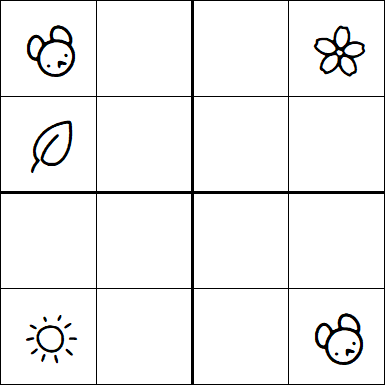 Kids Sudoku 4x4 - Medio