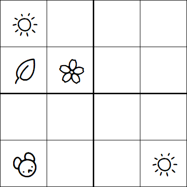 Kids Sudoku 4x4 - Medio