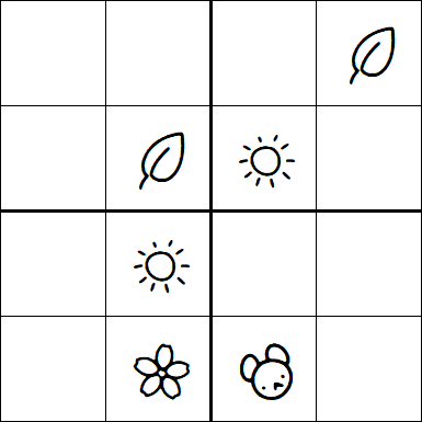 Kids Sudoku 4x4 - Medium
