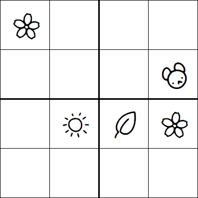 Kids Sudoku 4x4 - Medio