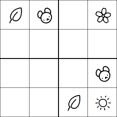 Kids Sudoku 4x4 - Medio