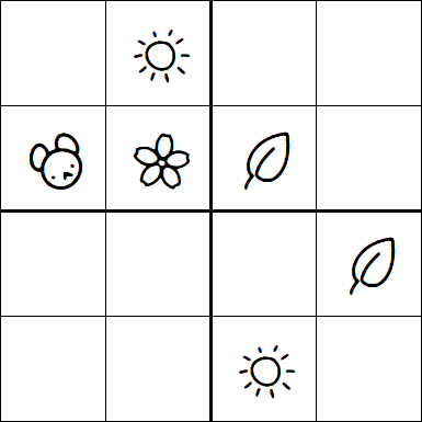 Kids Sudoku 4x4 - Medio