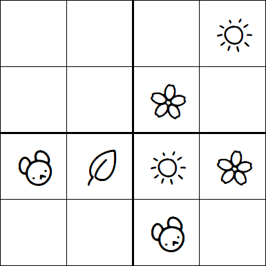 Kids Sudoku 4x4 - Medium