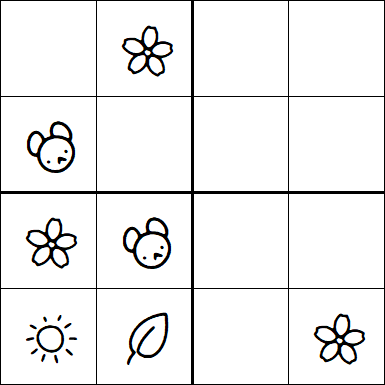Kids Sudoku 4x4 - Medium