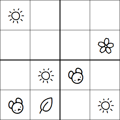 Kids Sudoku 4x4 - Medio