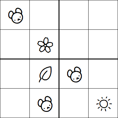 Kids Sudoku 4x4 - Medio