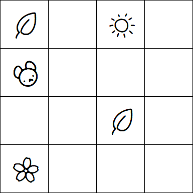 Kids Sudoku 4x4 - Medio