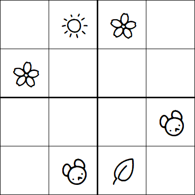 Kids Sudoku 4x4 - Medium