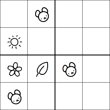 Kids Sudoku 4x4 - Medium