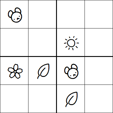 Kids Sudoku 4x4 - Medium