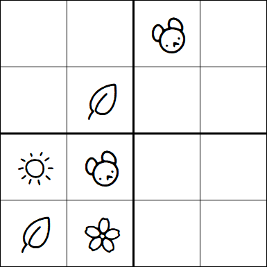 Kids Sudoku 4x4 - Medium