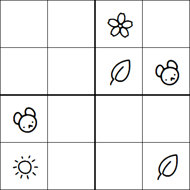 Kids Sudoku 4x4 - Medium