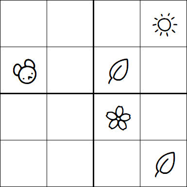 Kids Sudoku 4x4 - Medium