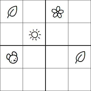Kids Sudoku 4x4 - Medio